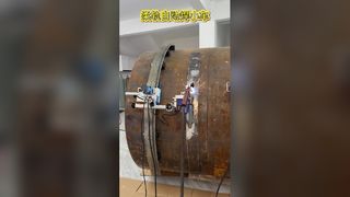 Chariot de soudage de tuyaux magnétique avec oscillation